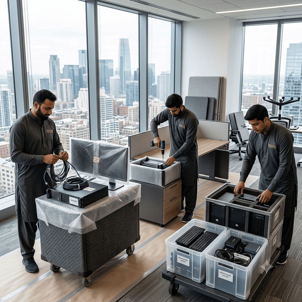 Office Shifting – Johar Khan Movers UAE