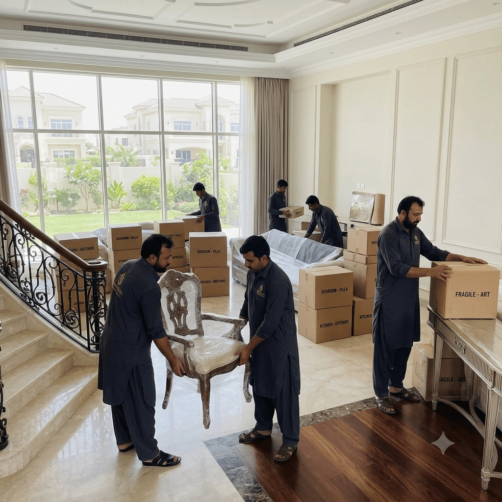 Villa Moving – Johar Khan Movers UAE